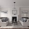 Ekena Millwork Katheryn Ceiling Medallion (Fits Canopies up to 2 1/8"), 14 1/2"OD x 2 3/4"P, Black Pearl CM14KTBPS - alternate 4